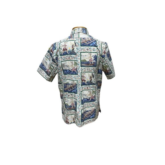 Reyn Spooner Mele Kalikimaka Hawaiian Christmas shirt reverse weave surf Santa - Picture 6 of 9